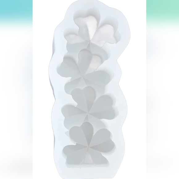 FOUR LEAF CLOVER CANDLE MOLD - Picture 2 of 9